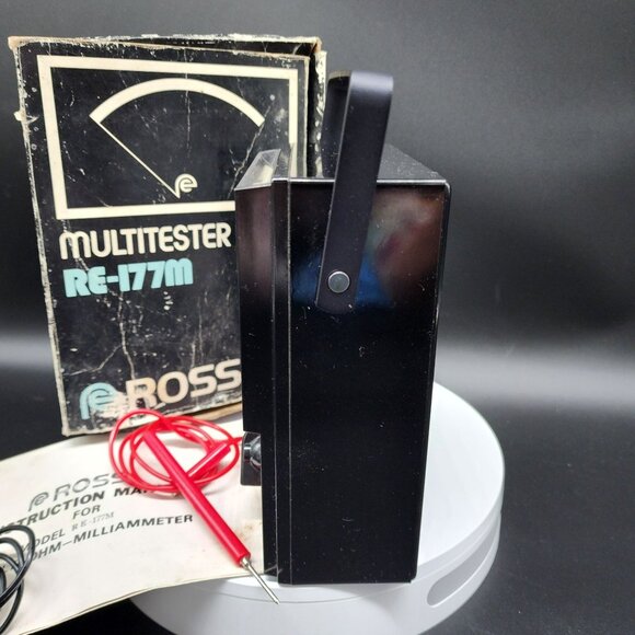 Vintage Ross RE-177M Multitester Volt-Ohm-Milliammeter Instruction Manual & Box - Picture 4 of 10